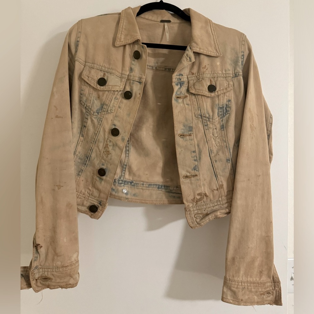 Free People Vintage Jean Jacket, Size 2
